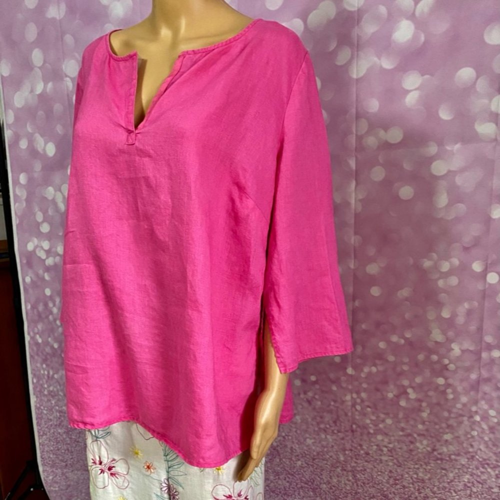 100% Linen 2 piece pants outfit - Picture 5 of 16